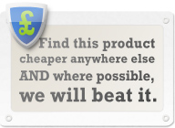 Find this product cheaper anywhere else and where possible, we will beat it.