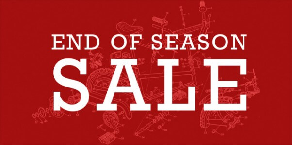 End of season Sale now on!