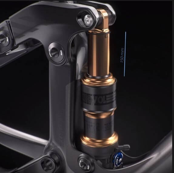 150mm suspension Front and Rear