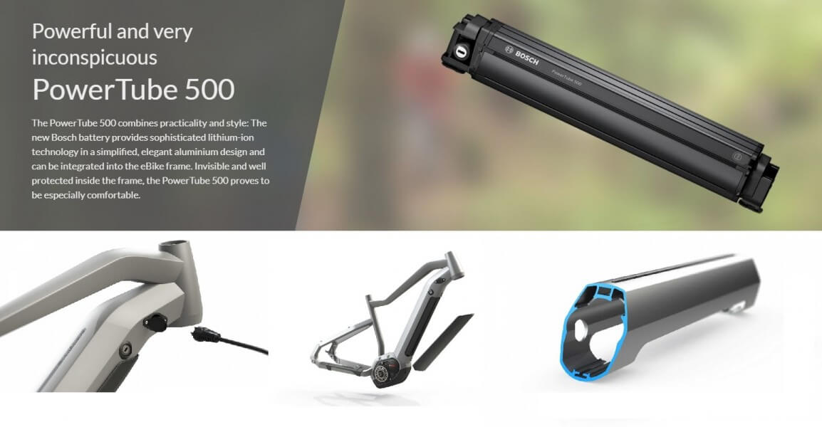 Bosch Power Tube - Fully Integrated Battery