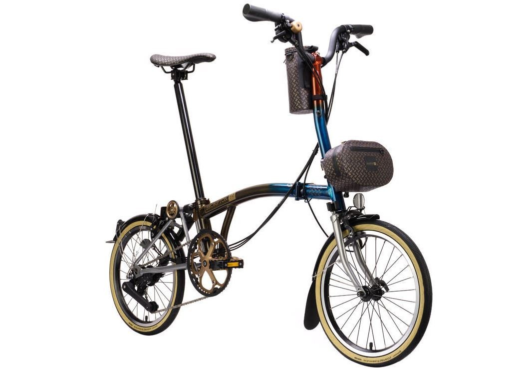 Brompton C Line 1975 Edition - 50th Anniversary Mid bar 2026 Folding Bike  (click to zoom)