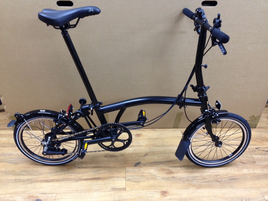 Brompton S6L - Black Edition 2016 Folding Bike Folding Bicycle