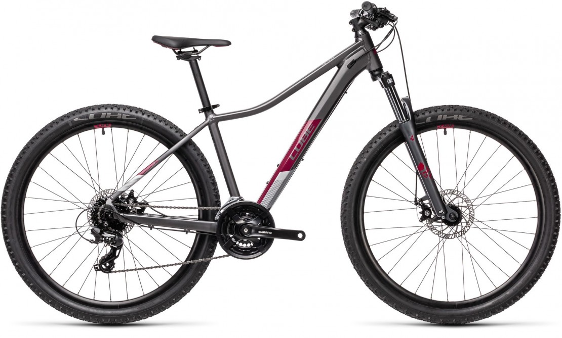 Cube Access WS Kids Mountain Bike, Grey & Berry 2021
