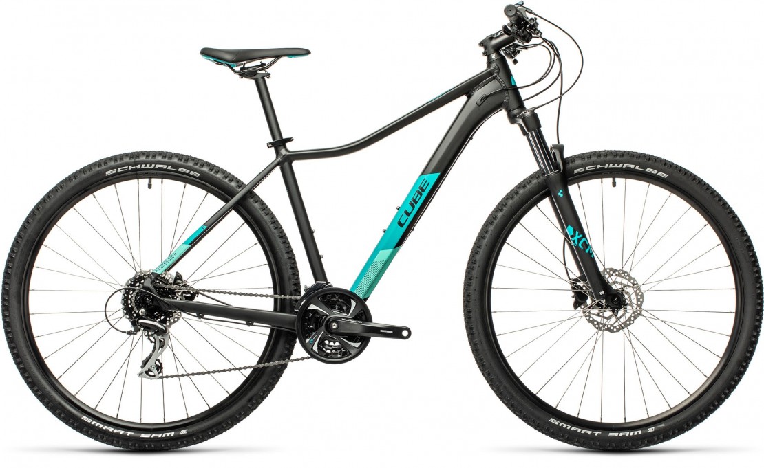 Cube Access WS EXC Hardtail Mountain Bike, Black & Blue 2021