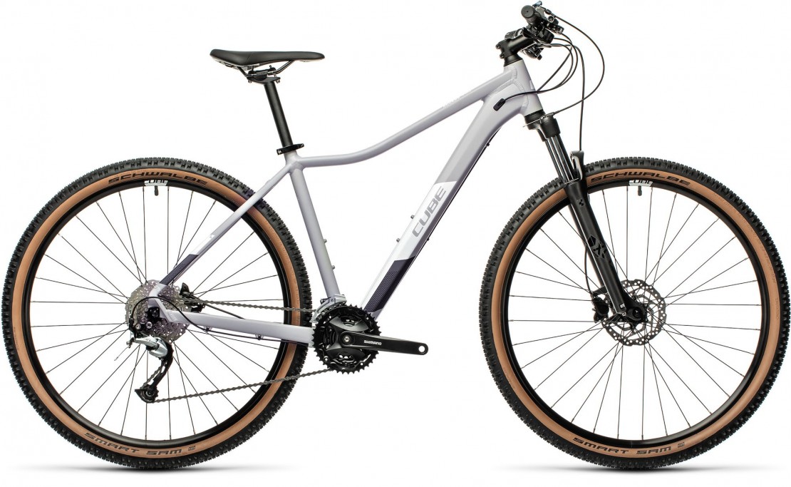 Cube Access WS Pro Mountain E-Bike, Grey & White 2021