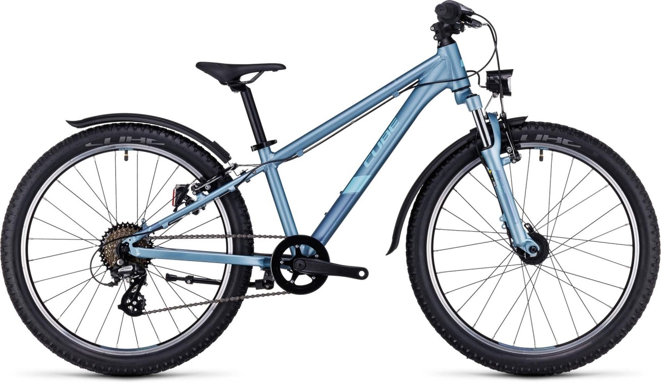 Cube Acid 240 Allroad Kids Mountain Bike, Arctic Blue & Mint 2021