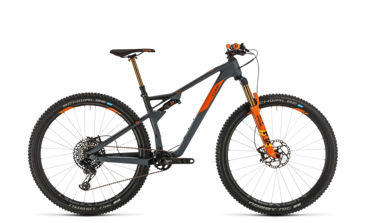 Cube Ams 100 C:68 Team Grey / Orange 2020