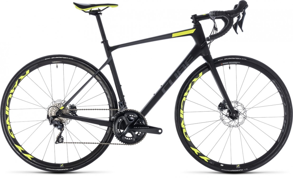 Cube Attain GTC SLT Disc - Carbon 2018 Road Bike (click to zoom)