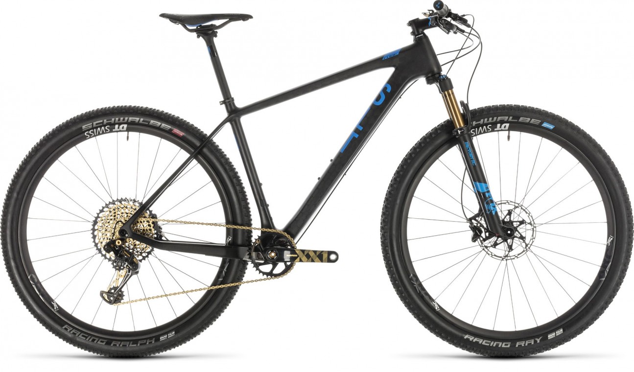 Cube Elite C:68 SLT Zeroblack - 2019 Hardtail Mountain Bike (click to zoom)