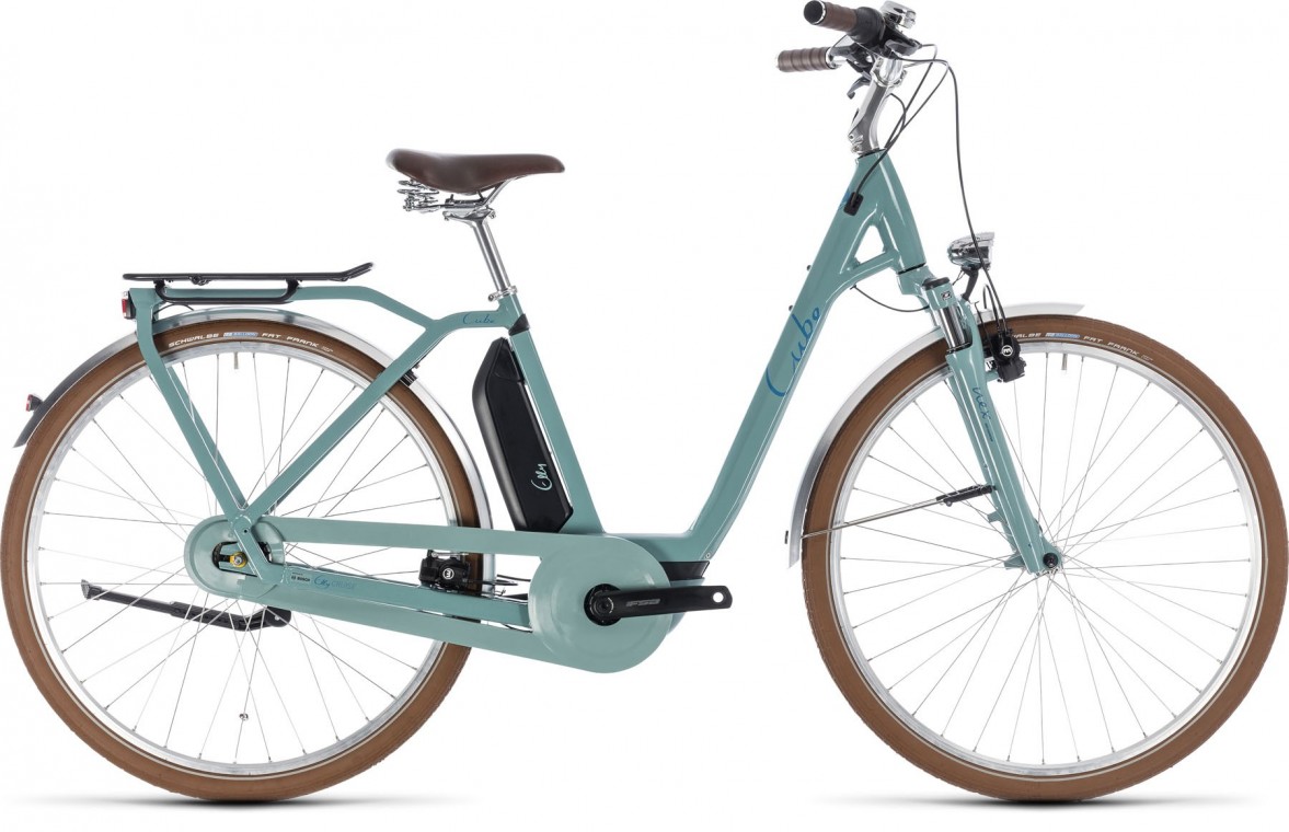 Cube Elly Cruise Hybrid 400, - Electric Bike Pistachio/blue 2019