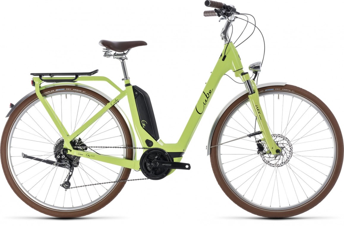 green electric bike