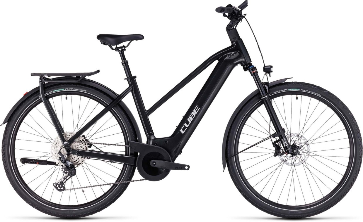 Cube Kathmandu Hybrid EXC 750 T Electric Hybrid Bike, Grey & Silver 2023
