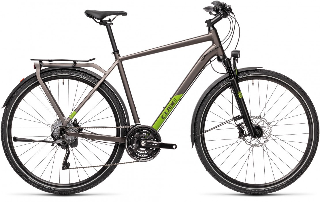 Cube Kathmandu SL Hybrid Bike, Teak & Green 2021