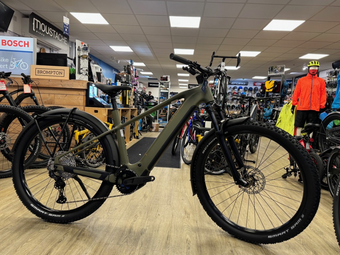 Cube Reaction Hybrid Pro EQ Electric Hardtail Mountain Bike, Olive Gold 2025