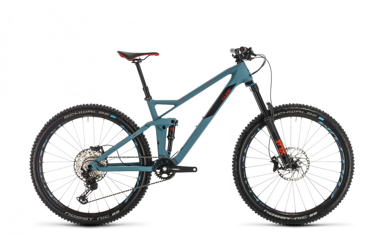 Cube Stereo 140 HPC Race 27.5 Blue Grey / Red 2020