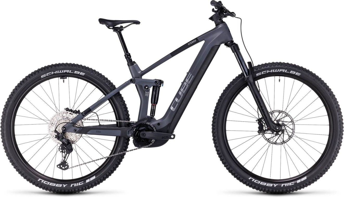 Cube Stereo Hybrid 140 HPC Race 750 2023 Electric Mountain Bike (click to zoom)