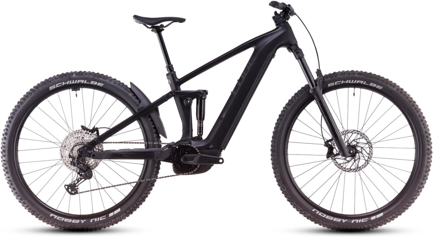 Cube Stereo Hybrid One44 EX Electric Full Suspension Mountain Bike, Black-line 2025