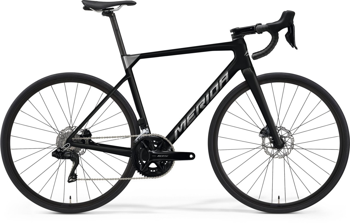 Merida Scultura 6000 Di2 - Black/Silver Road Race Bike 2023