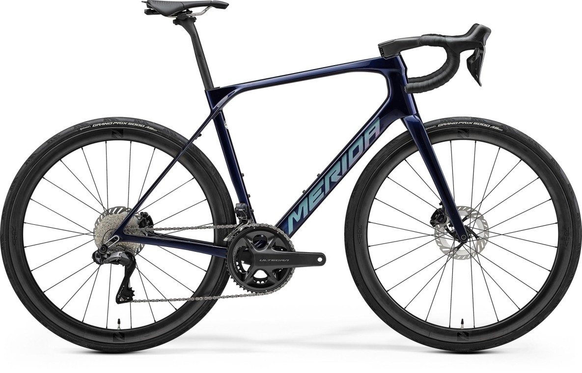 Merida Scultura Endurance 9000 Carbon Road Bike, Purple Blue 2025