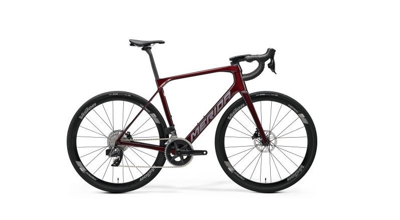 Merida Scultura Endurance Rival Edition - Red-Grey - MY25 2025 Road Bike (click to zoom)