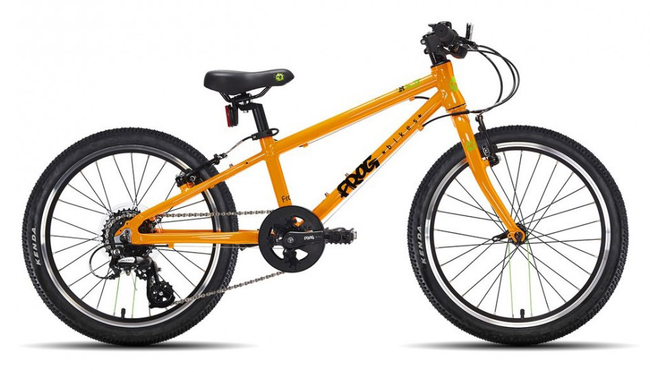 orange 20 inch bike