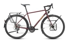 Genesis Tour De Fer 40 Steel Touring Bike in Red 2025 Gravel Gravel