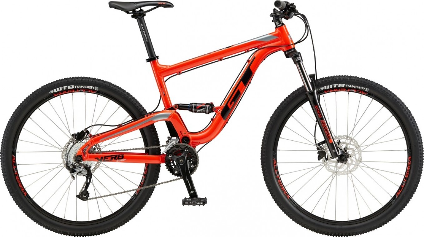 gt mountain bike orange