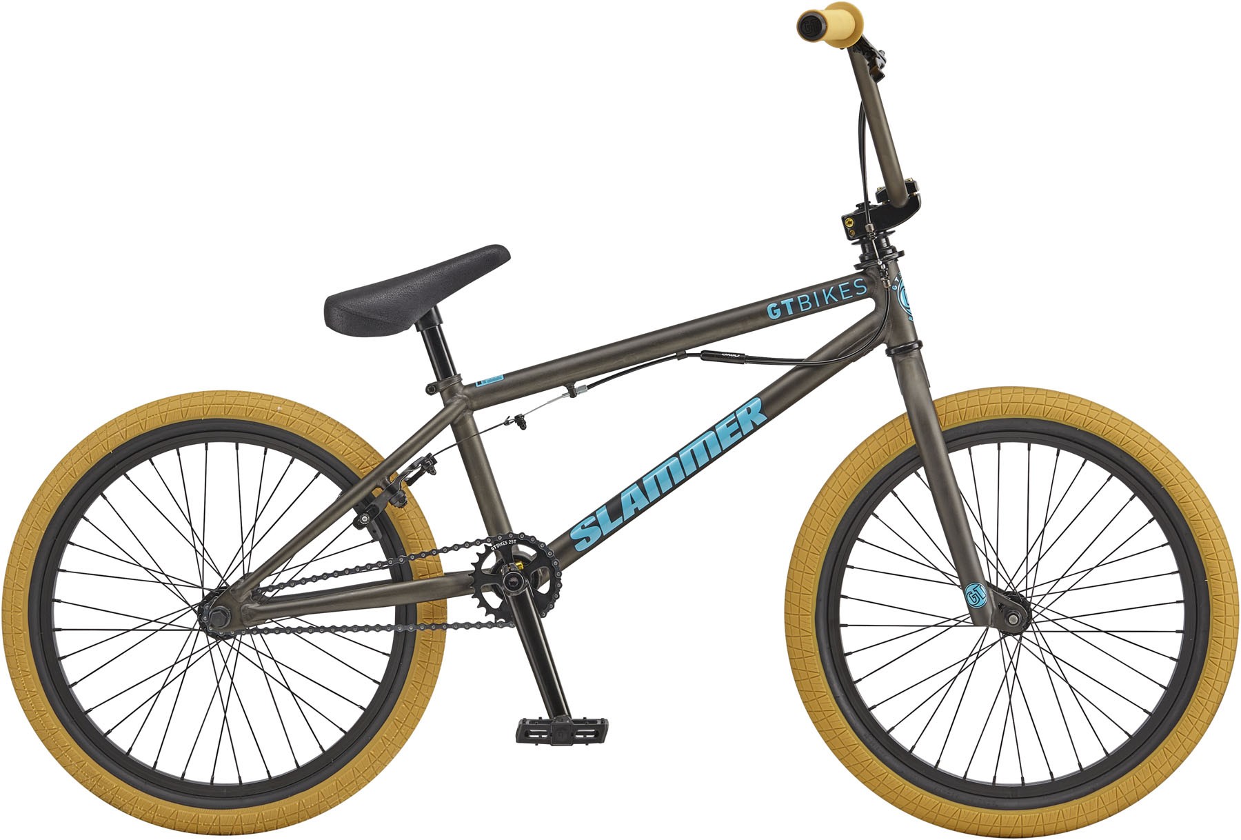 yellow gt bike