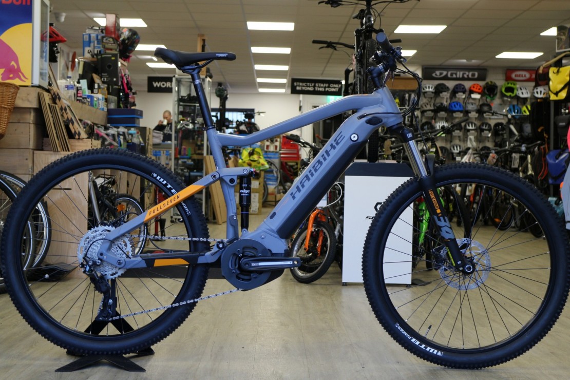 Haibike Full Seven 4 - 500wh/Yamaha PW Motor - Full Suspension Electric Mountain Bike