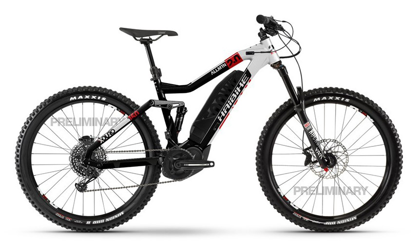 Haibike XDURO Allmtn 2.0 500 - 2020 Electric Bike (click to zoom)