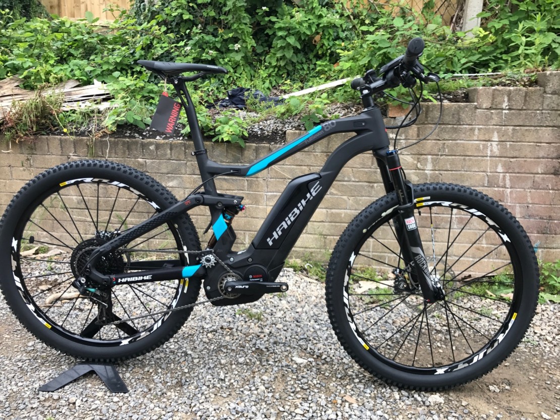Haibike XDURO FullSeven Carbon 8.0 500 2017 Electric Bike (click to zoom)