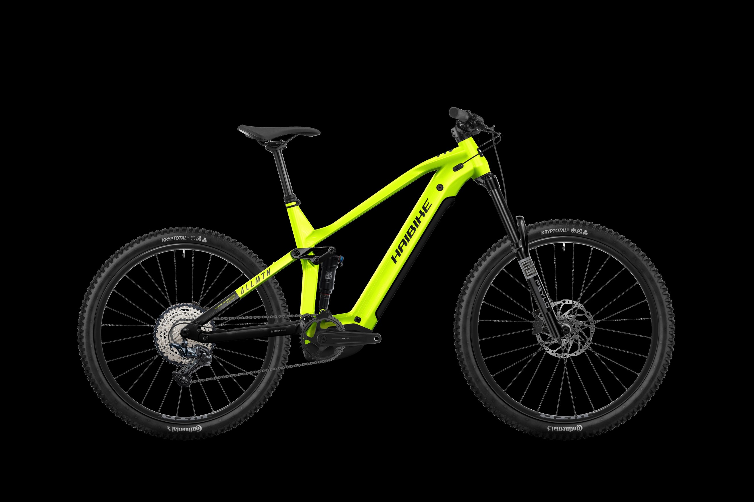 Haibike Allmtn 6 NEBULAR LIME-BLACK - GLOSS 2025 Electric Mountain