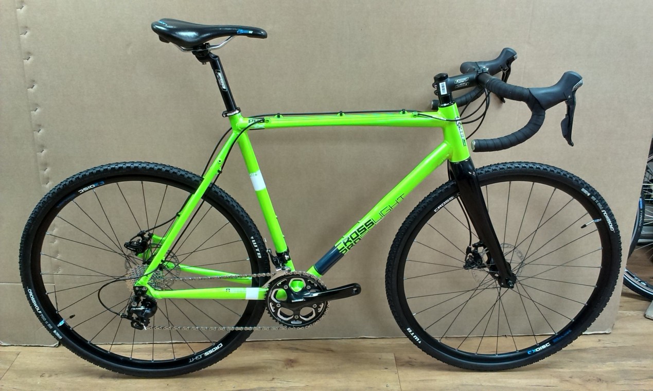 kinesis crosslight pro 6 green 2015 cyclocross cross bike size chart