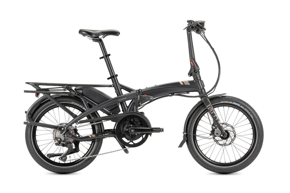 Tern Vektron S10 Black - Folding Electric Bike 2025