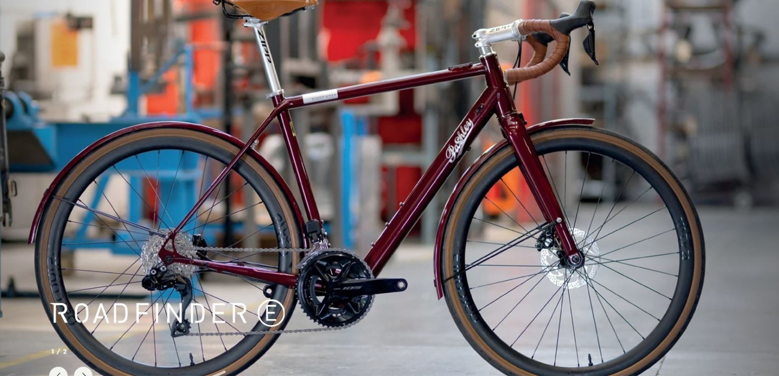 Pashley Bikes RoadFinder E 105 Mechanical 2025 Electric Road Bike (click to zoom)