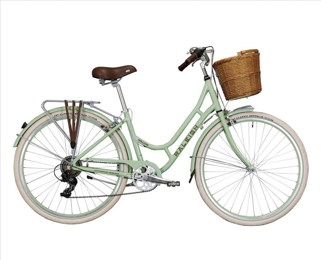 Green Raleigh Bike Raleigh Willow 2023 Hybrid | Damian Harris Cycles | E-bike specialist ...