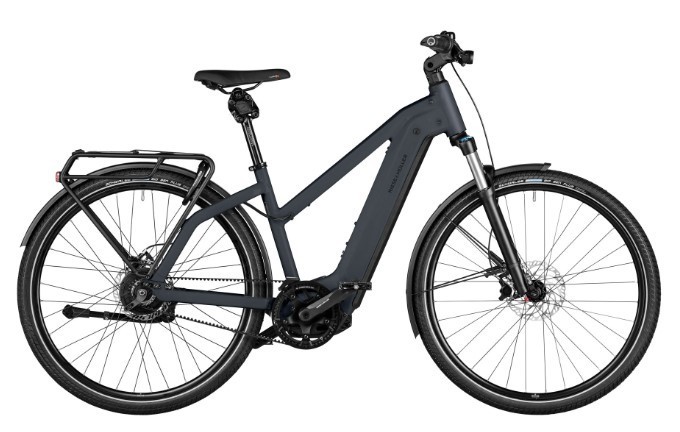 Riese Und Muller Charger4 Mixte Vario Storm Blue Matt - Electric Bike