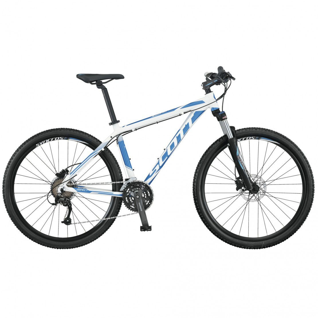Scott Aspect 740 blue and white 2014 650B (27.5) Mountain Bike