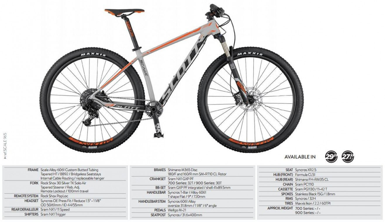 scott aspect 27.5 price