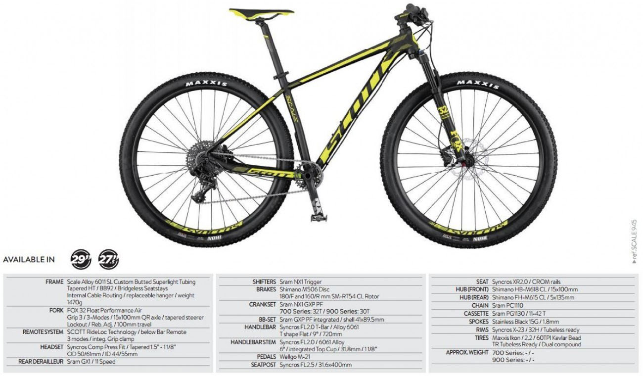 scott scale 945 price