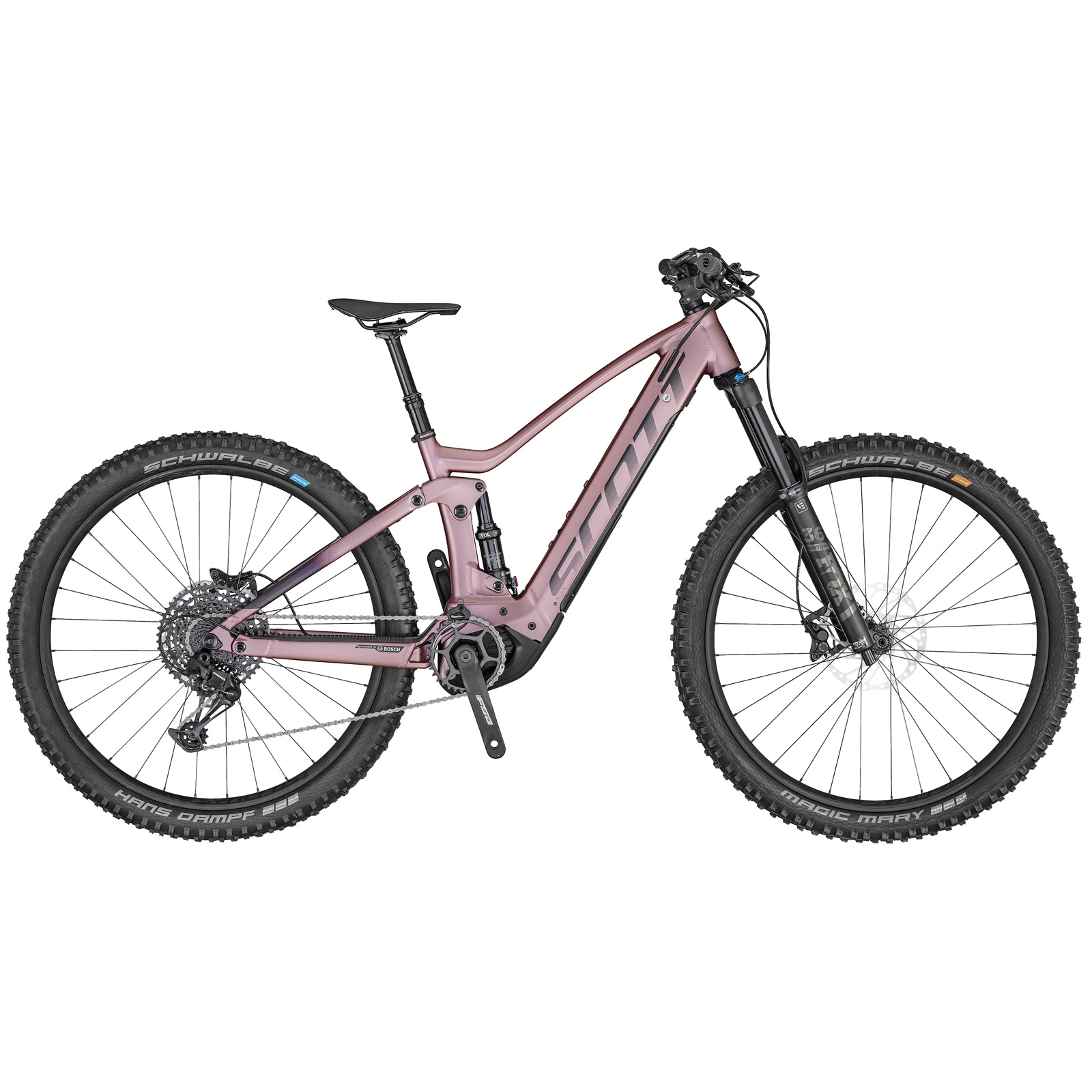 pink electric bike womens