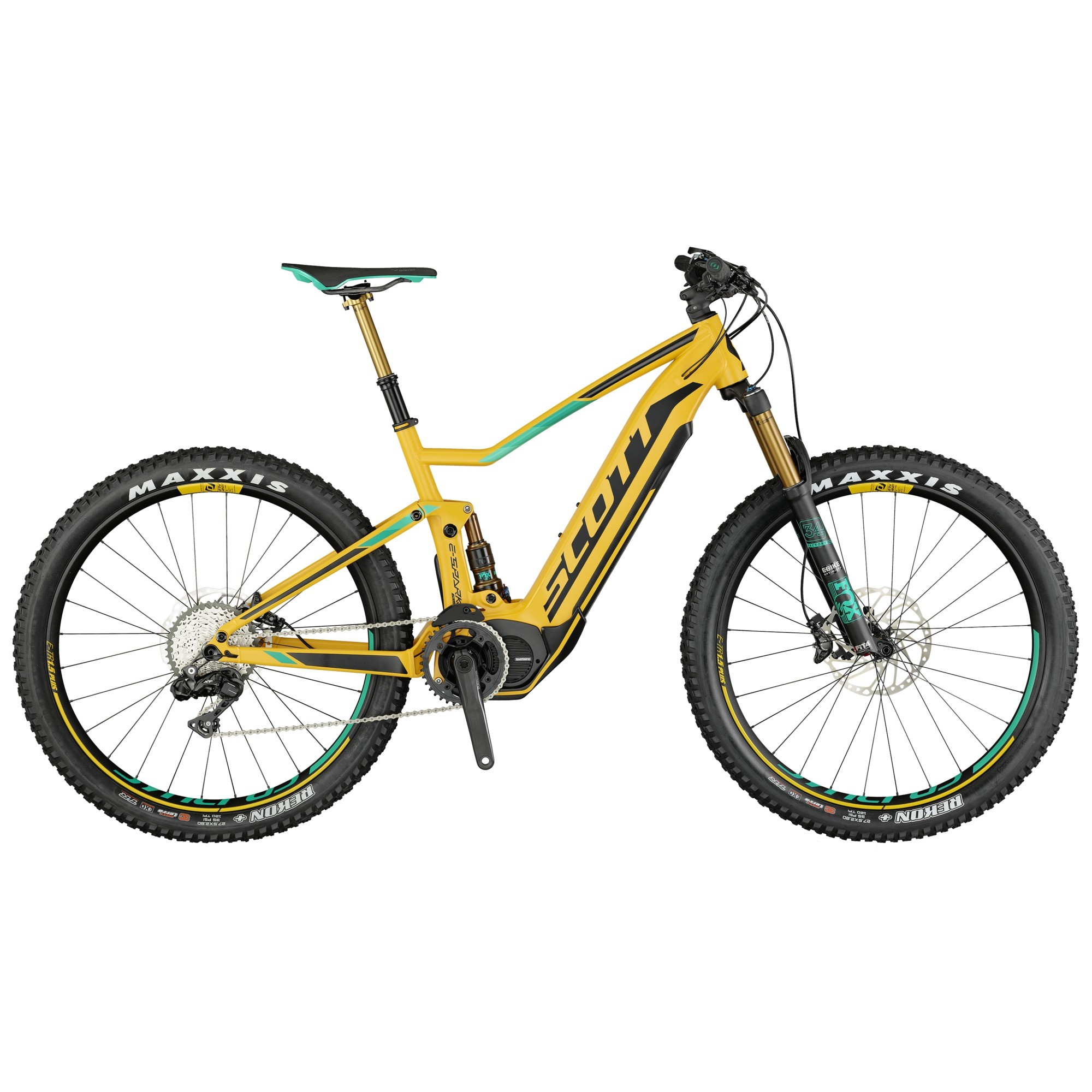 Scott E-Spark 700 Plus Tuned 2017 Electric Bike - Scott E Spark 700 Plus TuneD 2017 Electric Bike Yellow A