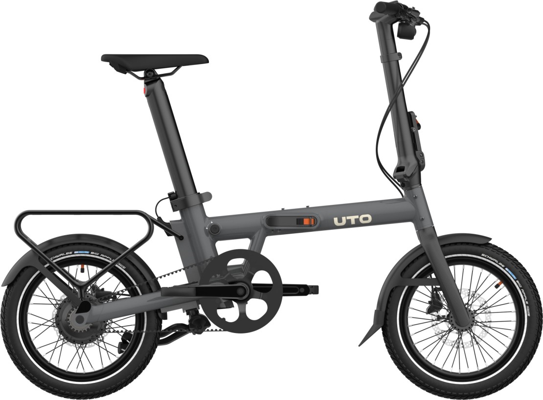 UTO Morning PRO16 Electric With Belt Drive 2026 Folding Bike  (click to zoom)