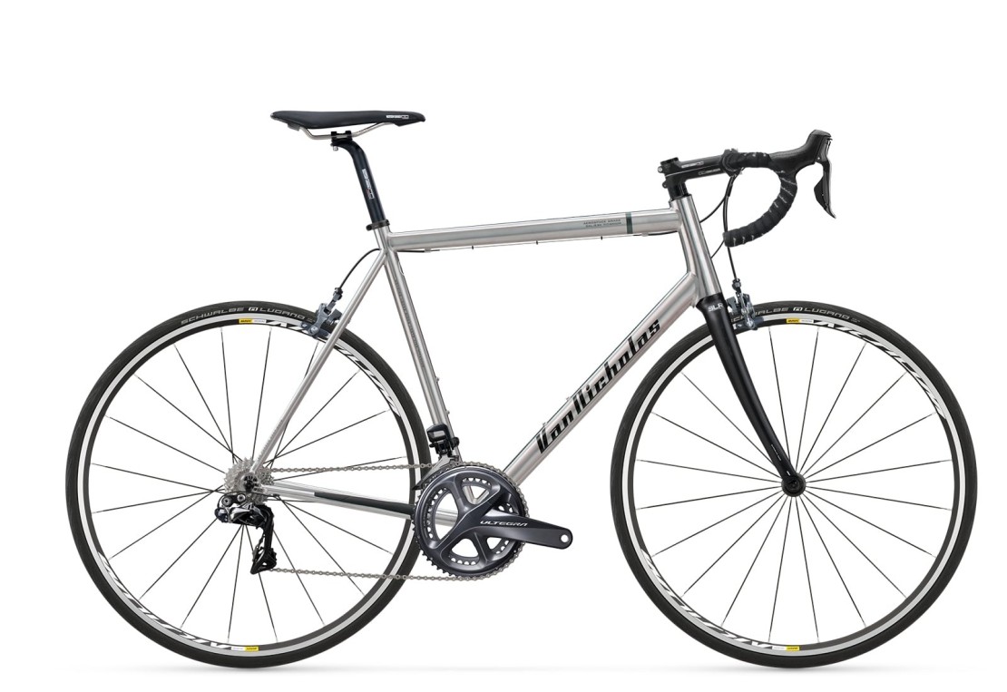 Van Nicholas Boreas Shimano Ultegra Di2 R8050 2x11spd - Titanium 2023 Road Bike (click to zoom)