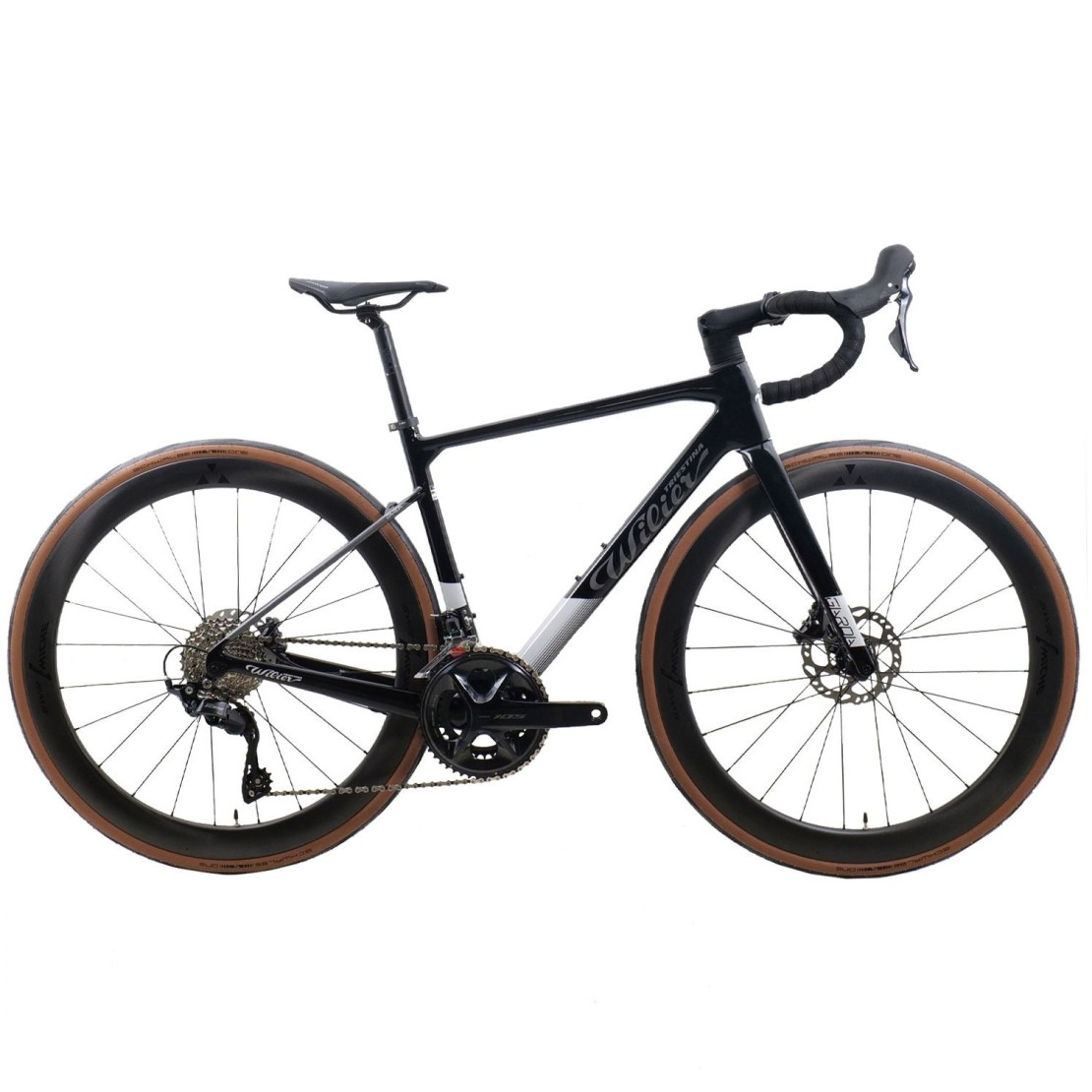 Wilier Garda 105 12x SWR Black-Grey Bike 2025 Road Bike (click to zoom)