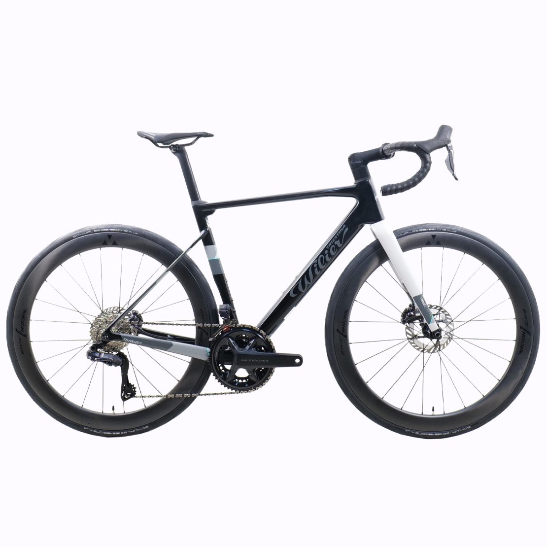 Wilier Rave SL Ultegra Di2 SWR Black-Silver BIke 2025 Road Bike (click to zoom)