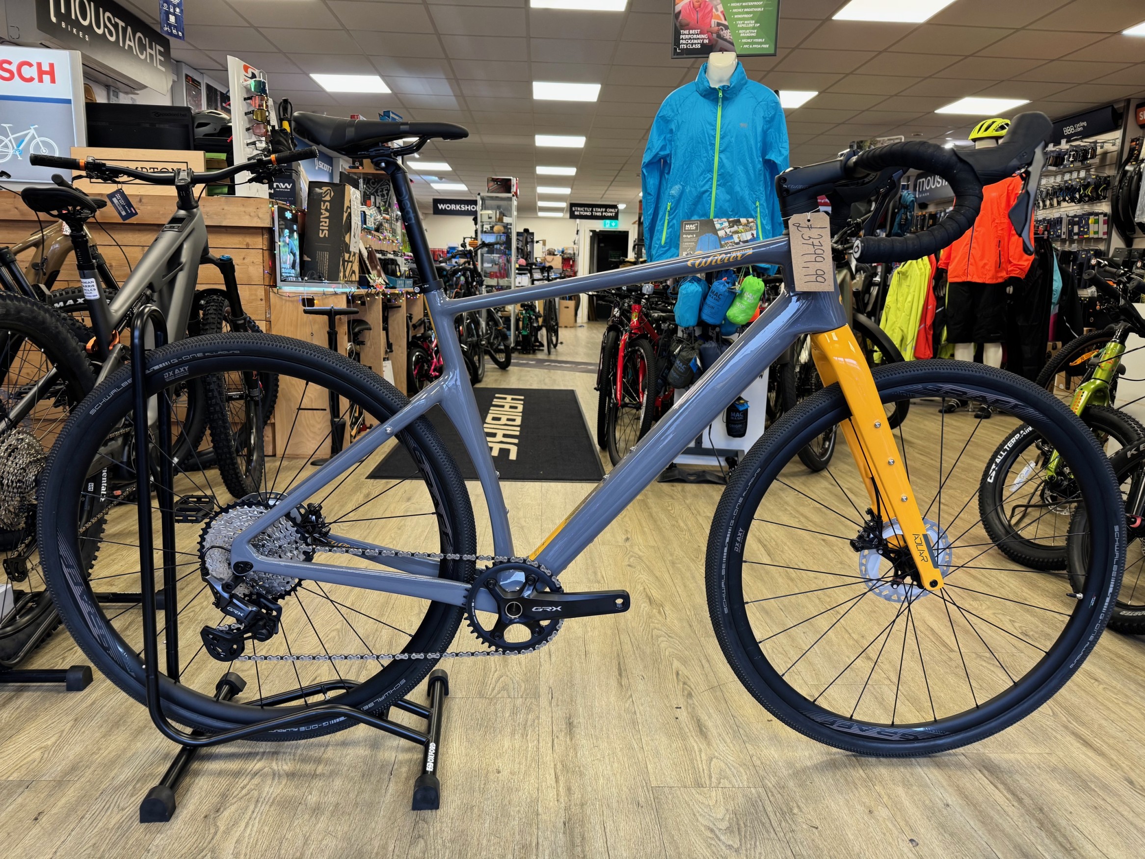 新品未使用⭐︎alo⭐︎ Gravel Wilier Adlar Ekar GRX Grey Bike 2025 Gravel | Damian Harris Cycles